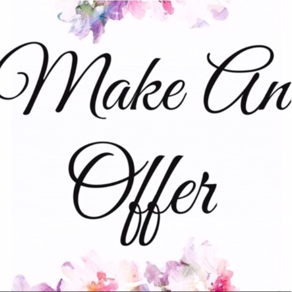 All reasonable offers accepted!
